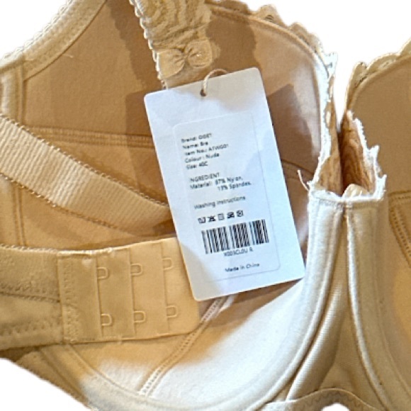 OGET Women Plus Size Push Up Bras Underwire Comfort Lace Bra with Back Support - Picture 6 of 6